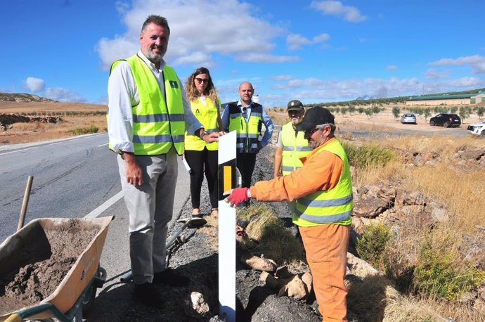 Obras en la A-308, en la provincia de Granada, para proteger el lince.