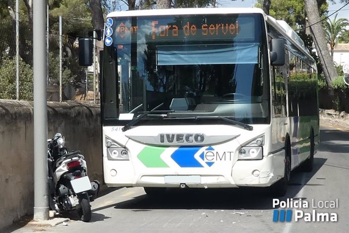 Investigado un motorista que provocó un accidente bajo la influencia de estupefacientes en Palma