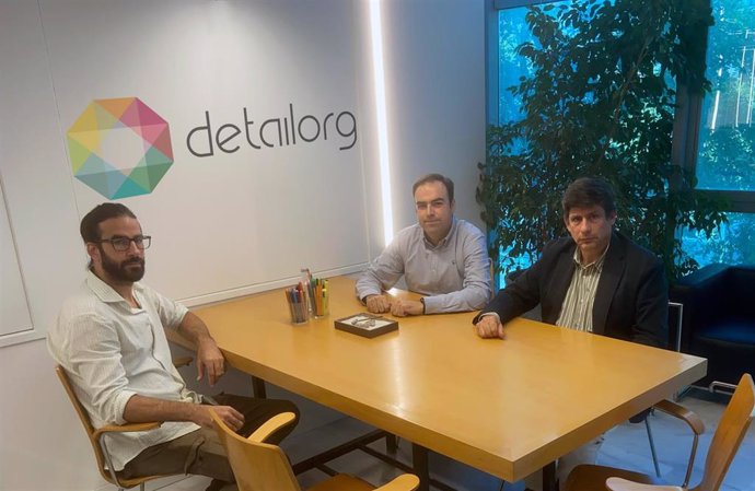 Representantes de la empresa Detailorg Consulting, con sede en Doña Mencía (Córdoba).