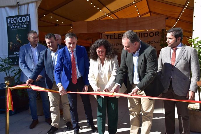 Inauguración de la Feria Cinegética de Cortegana (Fecicor).