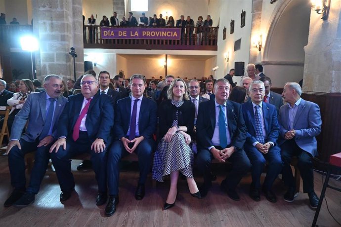 Isabel Blanco en la fiesta de la provincia de Burgos