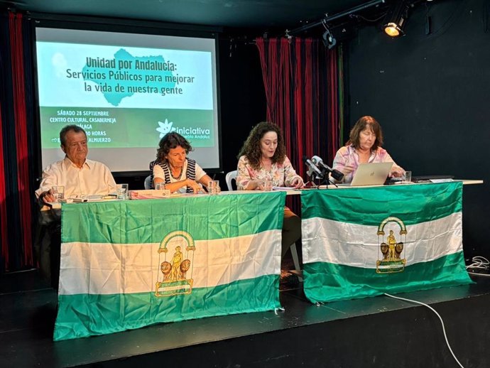 Participantes en la jornada 'Unidad Por Andalucía' celebrada en Casabermeja (Málaga).