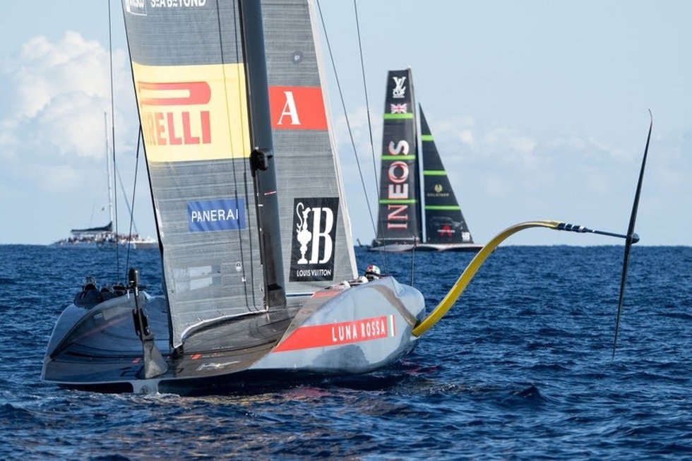 Luna Rossa e INEOS siguen empatados en la final de la Louis Vuitton Cup