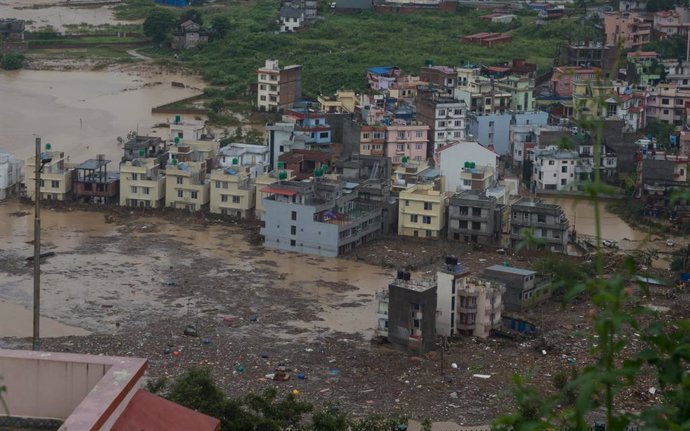 Inundaciones en la capital de Nepal, Katmandú