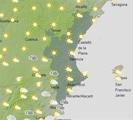 Predicción meteorológica para este domingo 29, de septiembre