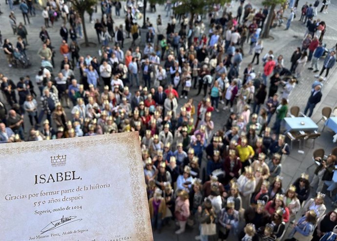 Acto de 'Isabeles' en Segovia