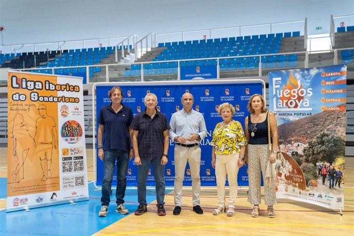 Presentación de la II Marcha de los Fuegos de Laroya (Almería).