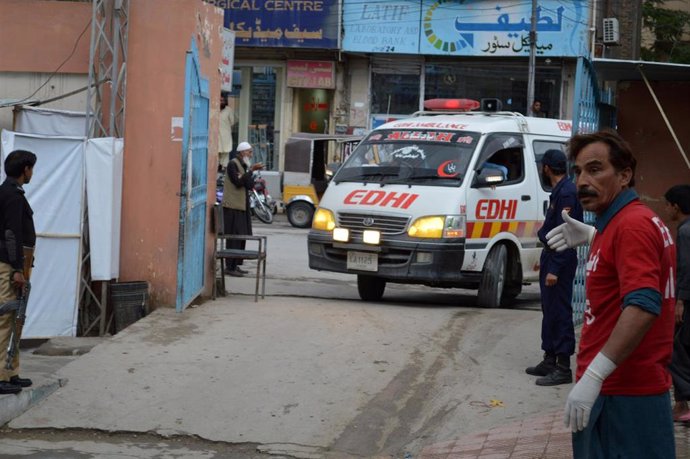 Archivo - Ambulancia en Pakistán (archivo)