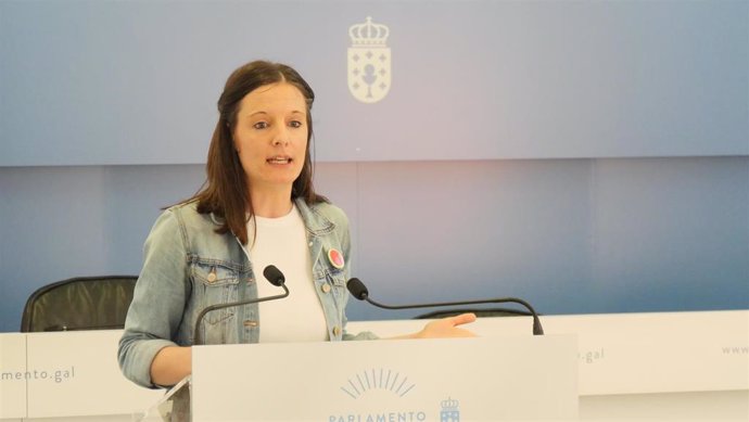 Archivo - La viceportavoz primera del BNG, Olalla Rodil.