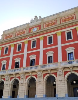 Fachada del Ayuntamiento de San Fernando (Cádiz). Imagen de archivo. 