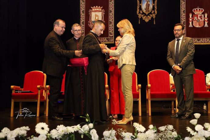 Imagen del pregón, celebrado en el Teatro Ciudad de Marbella.