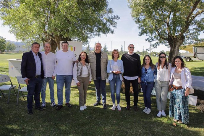 EL presidente de la Diputación de Segovia visita la Feria de La Faisanera