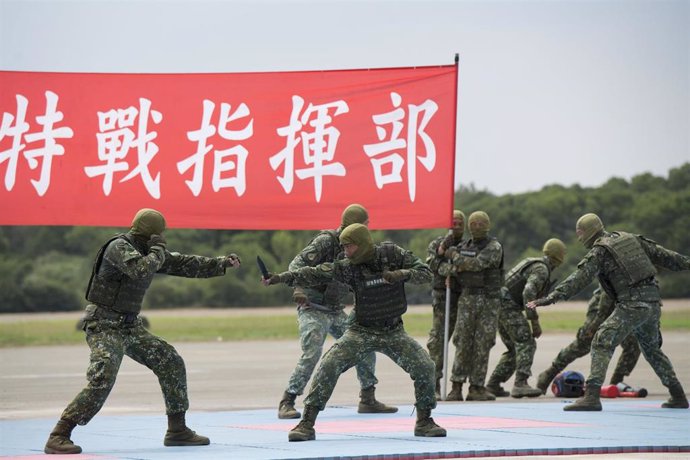 Archivo - Militares del Ejército de Taiwán