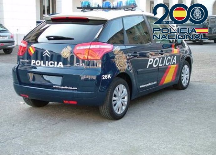 Coche patrulla de la Policía Nacional