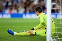 Courtois, baja en el Real Madrid por una lesión en el abductor