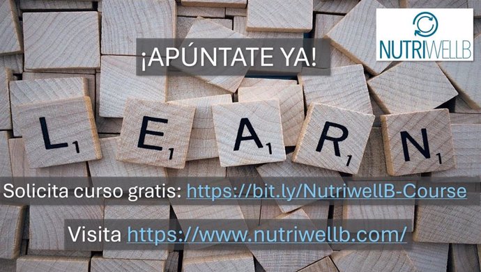 Contacto con NutriwellB y registro para el curso gratuito