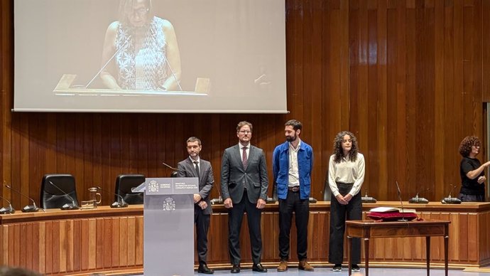 Toma de posesión de Andrés Barragán como secretario general de Consumo y Juego, y de Nagua Alba como Directora del Gabinete del Ministro Pablo Bustinduy