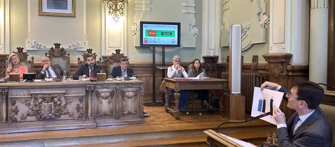 Pleno municipal del Ayuntamiento de Valladolid.