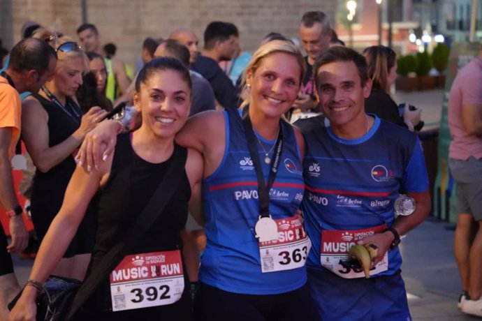 Participantes en una de las pruebas del circuito Music Run.