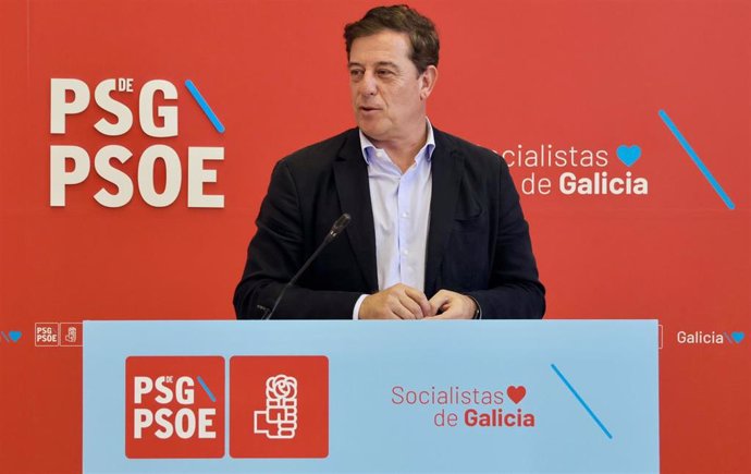 El secretario xeral del PSdeG, José Ramón Gómez Besteiro