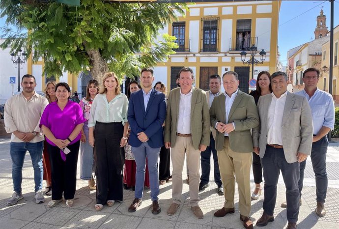 Encuentro comarcal del PP con los alcaldes del Condado de Huelva.