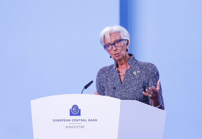 FRANKFURT, Sept. 12, 2024  -- European Central Bank (ECB) President Christine Lagarde speaks at a press conference at the ECB headquarters in Frankfurt, Germany, Sept. 12, 2024.