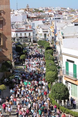 Manifestación en Carmona en demanda de mejoras en la sanidad pública