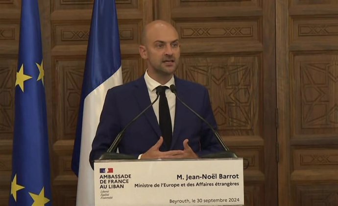 El ministro de Asuntos Exteriores francés, Jean-Noël Barrot