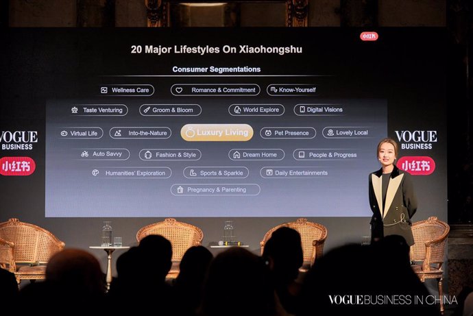 Cynthia Zhong, head of the Luxury Industry Division at Xiaohongshu