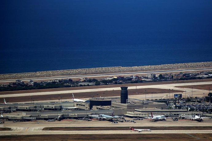 Archivo - Imagen de archivo del aeropuerto de Beirut, en Líbano