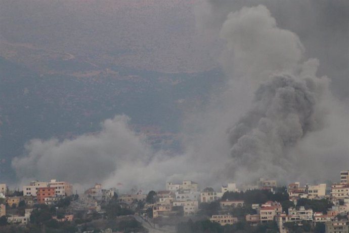 Bombardeos israelíes en el sur de Líbano