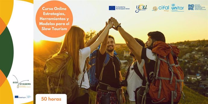 Imagen promocional del curso sobre estrategias, herramientas y modelos para el 'slow tourism'.