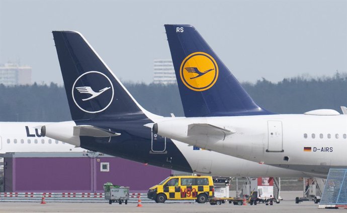 Archivo - Aviones de Lufthansa. 