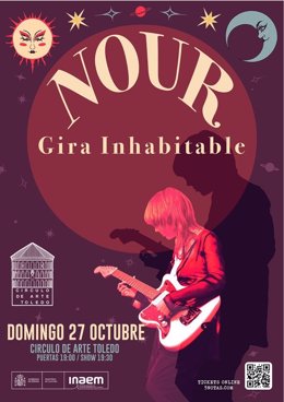 Cartel del concierto de 'Nour'.