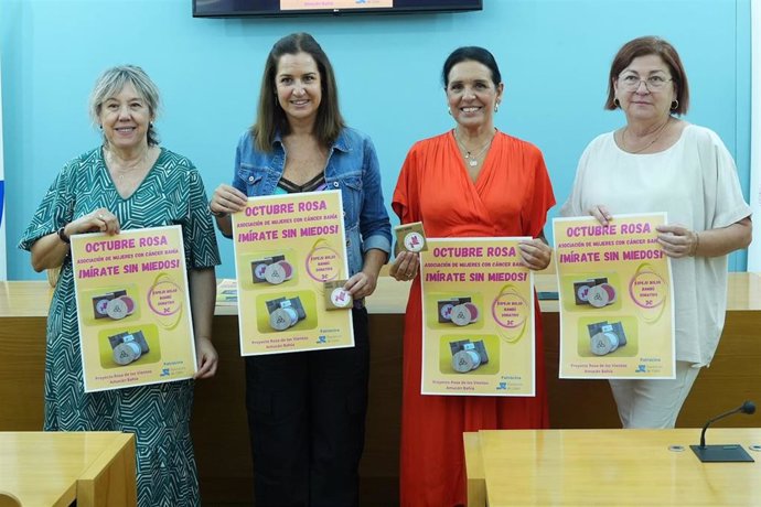 Paula Conesa en la presentación del octubre rosa contra el cáncer de mama.