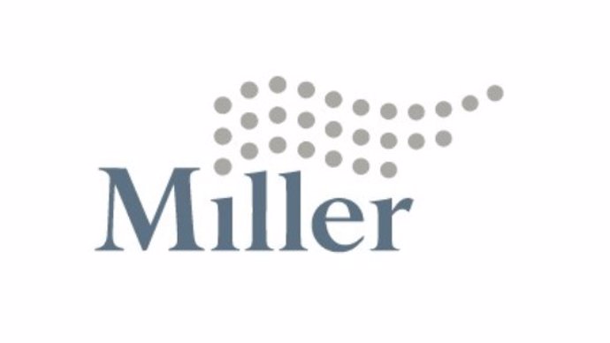 Archivo - Logo de la correduría de seguros Miller.