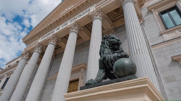 Archivo - Fachada del Congreso de los Diputados, a 19 de septiembre de 2023, en Madrid (España).