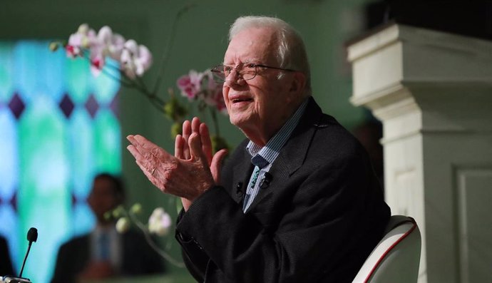 Archivo - El expresidente de Estados Unidos Jimmy Carter