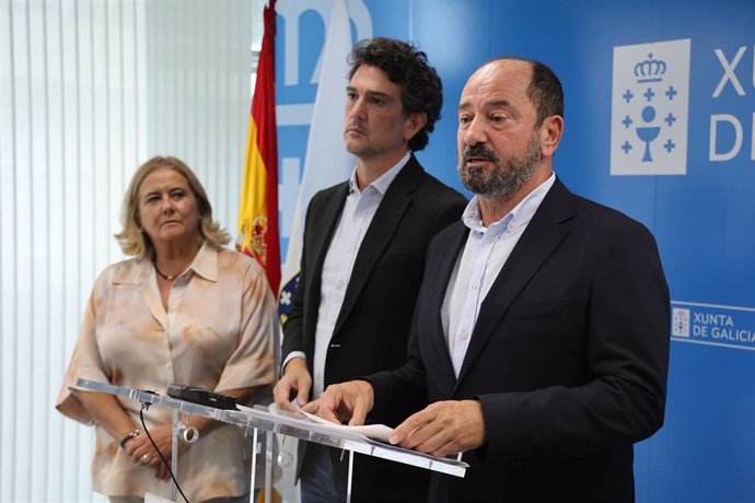 El director de Turismo de Galicia, Xosé Merelles, en una intervención.