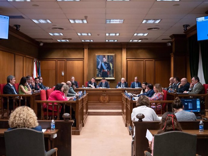 Pleno en la Diputación de Almería.