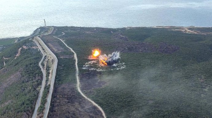 Bombardeos del Ejército israelí en el sur de Líbano