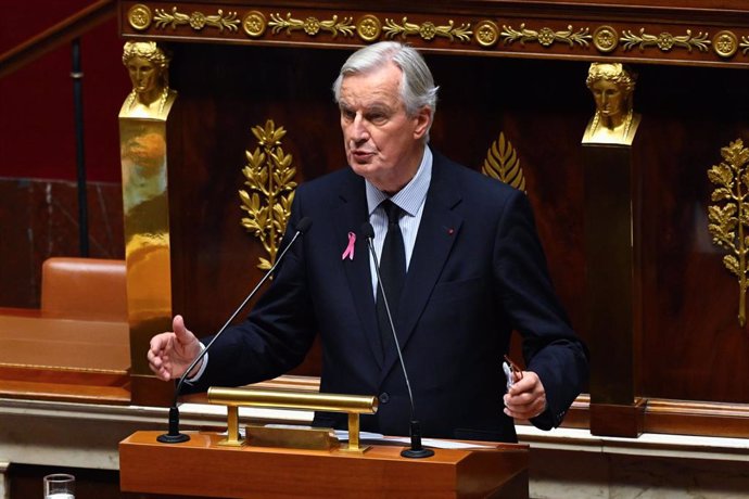 El primer ministro francés, Michel Barnier 