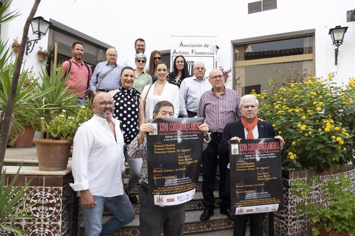 Presentación del XXVII Cordobán Flamenco que se celebra el día 12 de octubre.