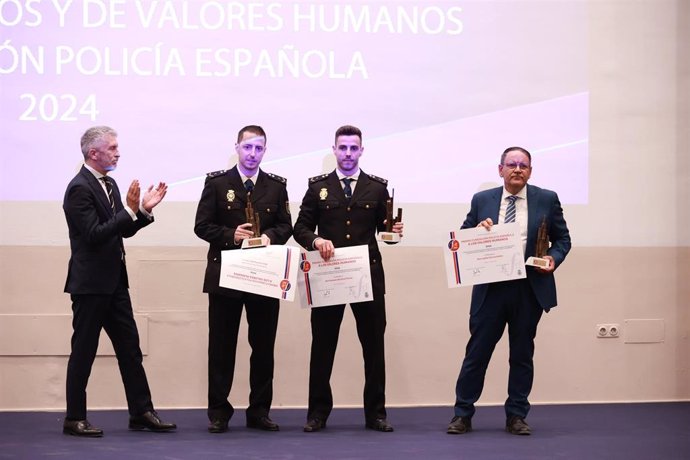 Imagen de la entrega de los Premios Fundación Policía Española 2024