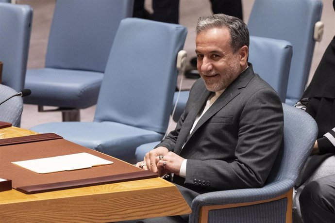 El ministro de Exteriores de Irán, Abbas Araqchi, durante una reunión del Consejo de Seguridad de la ONU sobre el conflicto entre Israel y Líbano (archivo)