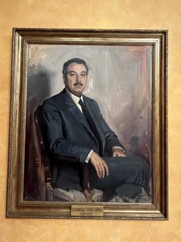 Retrato del expresidente de la Diputación de Guadalajara Francisco Tomey