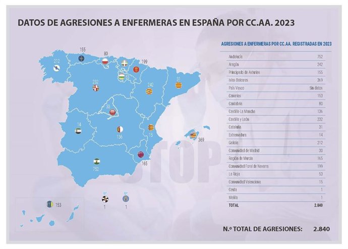 Mapa de agresiones