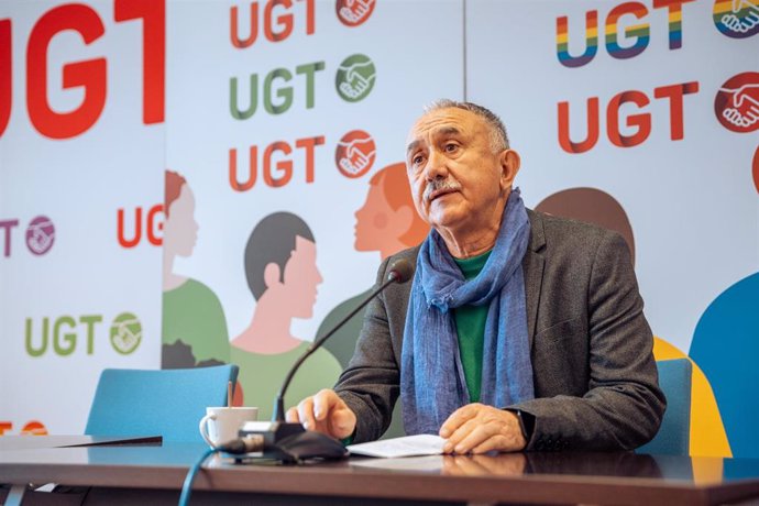 Archivo - El secretario general de UGT, Pepe Álvarez