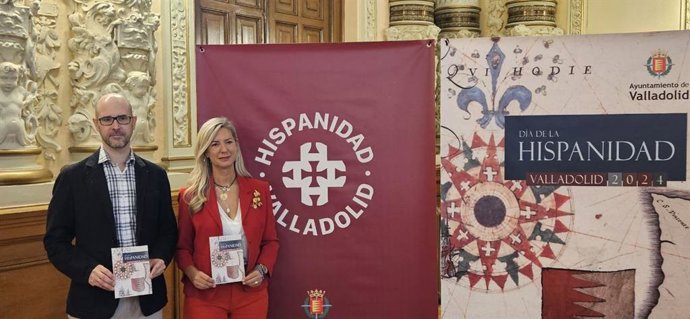 La concejala de Educación y Cultura, Irene Carvajal, en la presentación de las actividades con motivo del Día de la Hispanidad 2024