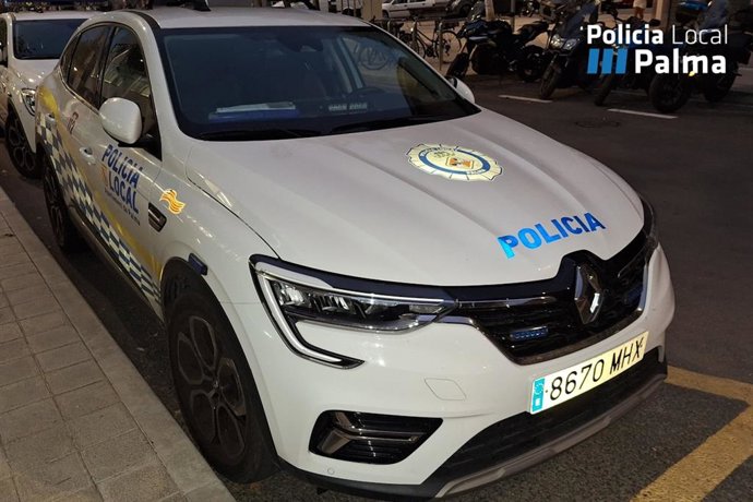 Coche patrulla de la Policía Local de Palma.
